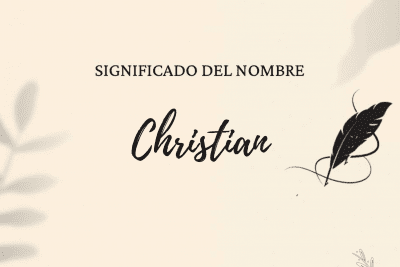 Significado del nombre Christian