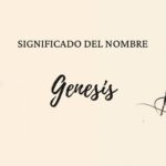 Significado Del Nombre Genesis