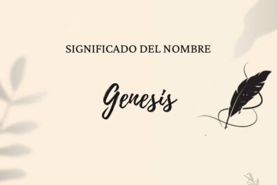 Significado Del Nombre Genesis