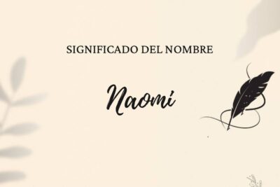 Significado Del Nombre Naomi