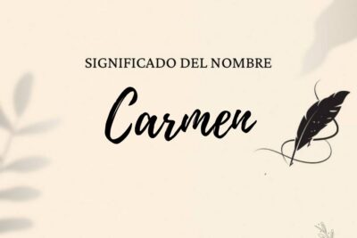 Significado Del Nombre Carmen