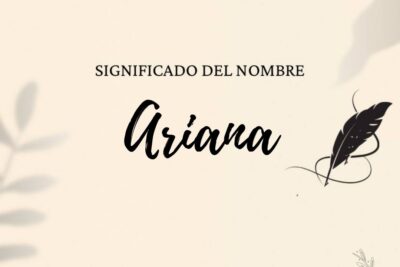 Significado Del Nombre Ariana