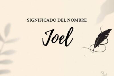 Significado Del Nombre Joel