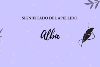 Significado del apellido Alba