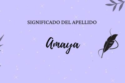 Significado del apellido Amaya 