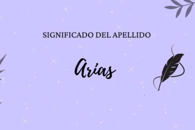 Significado del apellido Arias